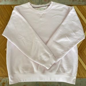 TNA light pink crew neck sweater